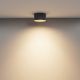 Plafoniere cu spoturi, Spoturi aplicate - Spot LED aplicat design tehnic Vega D-14cm negru/auriu