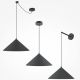 Pendule, Lustre suspendate - Lustra/Pendul metalic Basic D-35cm negru
