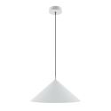 Lustra/Pendul metalic Basic D-35cm alb