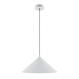 Pendule, Lustre suspendate - Lustra/Pendul metalic Basic D-35cm alb