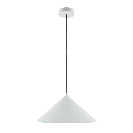 Pendule, Lustre suspendate - Lustra/Pendul metalic Basic D-35cm alb