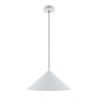 Lustra/Pendul metalic Basic D-35cm alb