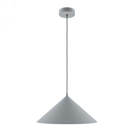 Pendule, Lustre suspendate - Lustra/Pendul metalic Basic D-35cm gri