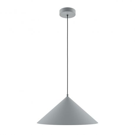 Pendule, Lustre suspendate - Lustra/Pendul metalic Basic D-35cm gri