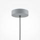 Pendule, Lustre suspendate - Lustra/Pendul metalic Basic D-35cm gri