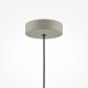 Pendule, Lustre suspendate - Lustra/Pendul metalic Basic D-35cm gri