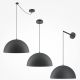 Pendule, Lustre suspendate - Lustra/Pendul metalic Basic D-35cm negru