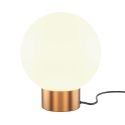 Veioza/Lampa de masa design decorativ Basic alb/auriu