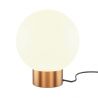 Veioza/Lampa de masa design decorativ Basic alb/auriu
