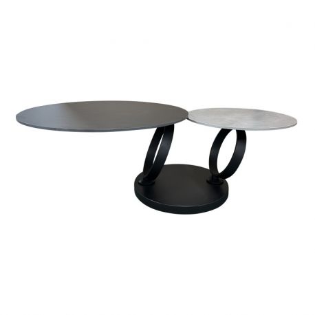 Masute Living - Masuta cu blat rotativ Dancing Rings
