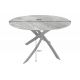 Mese dining - Masa rotunda design modern Alpine 120cm, taupe