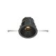 Spoturi tavan fals - Spot LED incastrabil design tehnic Wise negru