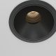 Spoturi tavan fals - Spot LED incastrabil design tehnic Wise negru