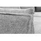 Coltare - Canapea confortabila cu sezlong dreapta Heaven 255cm, boucle gri