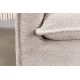 Coltare - Canapea confortabila cu sezlong dreapta Heaven 255cm, boucle sampanie bej