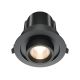 Spoturi tavan fals - Spot LED incastrabil rotativ retractabil Hidden negru