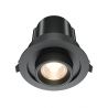 Spot LED incastrabil rotativ retractabil Hidden negru