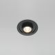 Spoturi tavan fals - Spot LED incastrabil rotativ retractabil Hidden negru