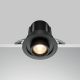 Spoturi tavan fals - Spot LED incastrabil rotativ retractabil Hidden negru