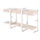 Console - Consola design high-tech din metal si lemn masiv, Barracuda 145cm