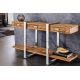 Console - Consola design high-tech din metal si lemn masiv, Barracuda 145cm