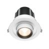 Spot LED incastrabil rotativ retractabil Hidden alb
