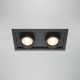 Spoturi tavan fals - Spot LED incastrabil rotativ retractabil Hidden 2 negru