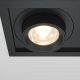 Spoturi tavan fals - Spot LED incastrabil rotativ retractabil Hidden 2 negru