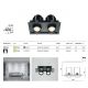 Spoturi tavan fals - Spot LED incastrabil rotativ retractabil Hidden 2 negru