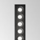 Spoturi tavan fals - Spot dreptunghiular / Proiector LED incastrabil Lika fi slim 20w 3000k, negru