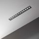 Spoturi tavan fals - Spot dreptunghiular / Proiector LED incastrabil Lika fi slim 20w 3000k, negru