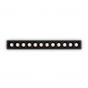 Spot dreptunghiular / Proiector LED incastrabil Lika fi slim 20w 3000k, negru