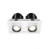 Spot LED incastrabil rotativ retractabil Hidden 2 alb