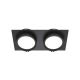 Spot incastrabil design tehnic Hoop 2 negru