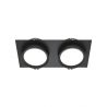 Spot incastrabil design tehnic Hoop 2 negru