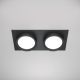 Spoturi tavan fals - Spot incastrabil design tehnic Hoop 2 negru