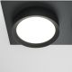 Spoturi tavan fals - Spot incastrabil design tehnic Hoop 2 negru