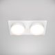 Spoturi tavan fals - Spot incastrabil design tehnic Hoop 2 alb