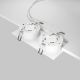 Spoturi tavan fals - Spot incastrabil design tehnic Hoop 2 alb