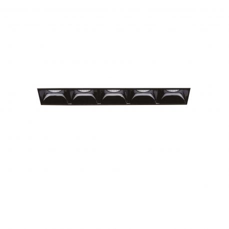Spoturi tavan fals - Corp incastrabil cu 5 spoturi LED Lika fi trimless 12w 3000k