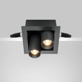 Spoturi tavan fals - Spot LED incastrabil design tehnic Magnum 2 negru