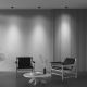 Spoturi tavan fals - Spot LED incastrabil design tehnic Magnum 2 negru