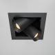 Spoturi tavan fals - Spot LED incastrabil design tehnic Magnum 2 negru