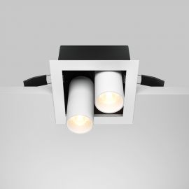Spoturi tavan fals - Spot LED incastrabil design tehnic Magnum 2 alb