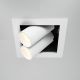 Spoturi tavan fals - Spot LED incastrabil design tehnic Magnum 2 alb