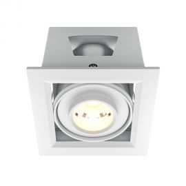 Spoturi tavan fals - Spot LED incastrabil design tehnic Modern alb