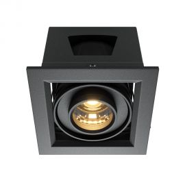 Spoturi tavan fals - Spot LED incastrabil design tehnic Modern negru