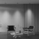 Spoturi tavan fals - Spot LED incastrabil design tehnic Modern negru