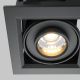 Spoturi tavan fals - Spot LED incastrabil design tehnic Modern negru