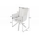 Seturi scaune, HoReCa - Set 2 scaune pivotante Big George, boucle bej